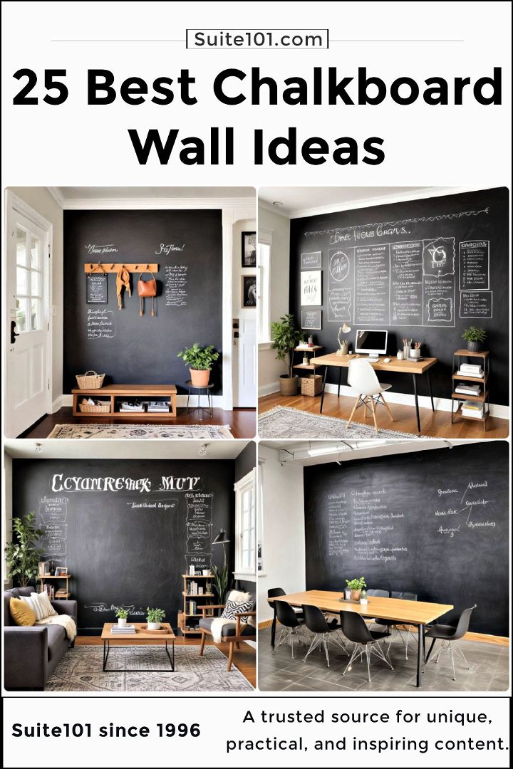 best chalkboard wall ideas