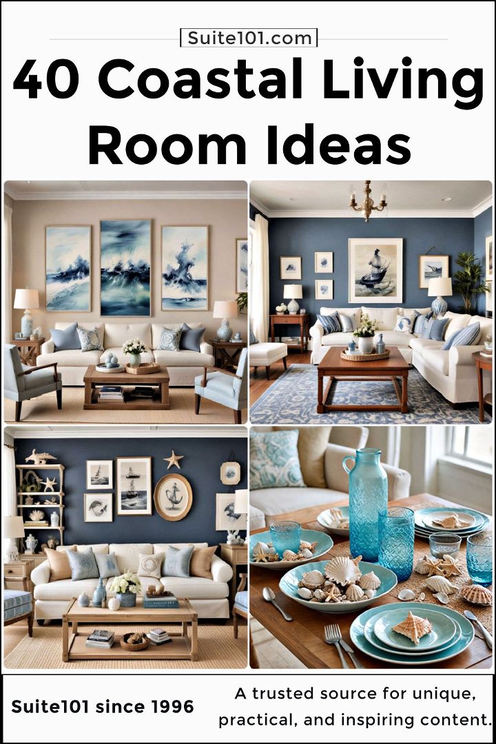 best coastal living room ideas