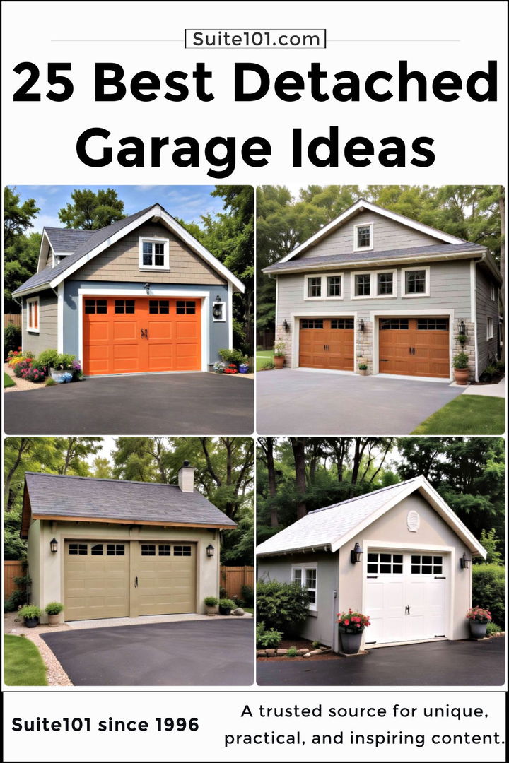 best detached garage ideas