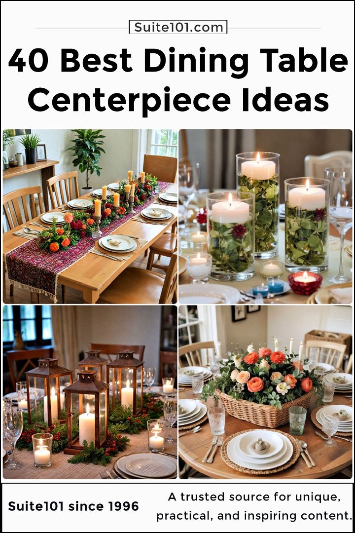best dining table centerpiece ideas