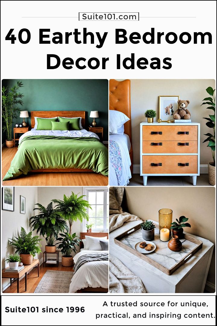 best earthy bedroom ideas