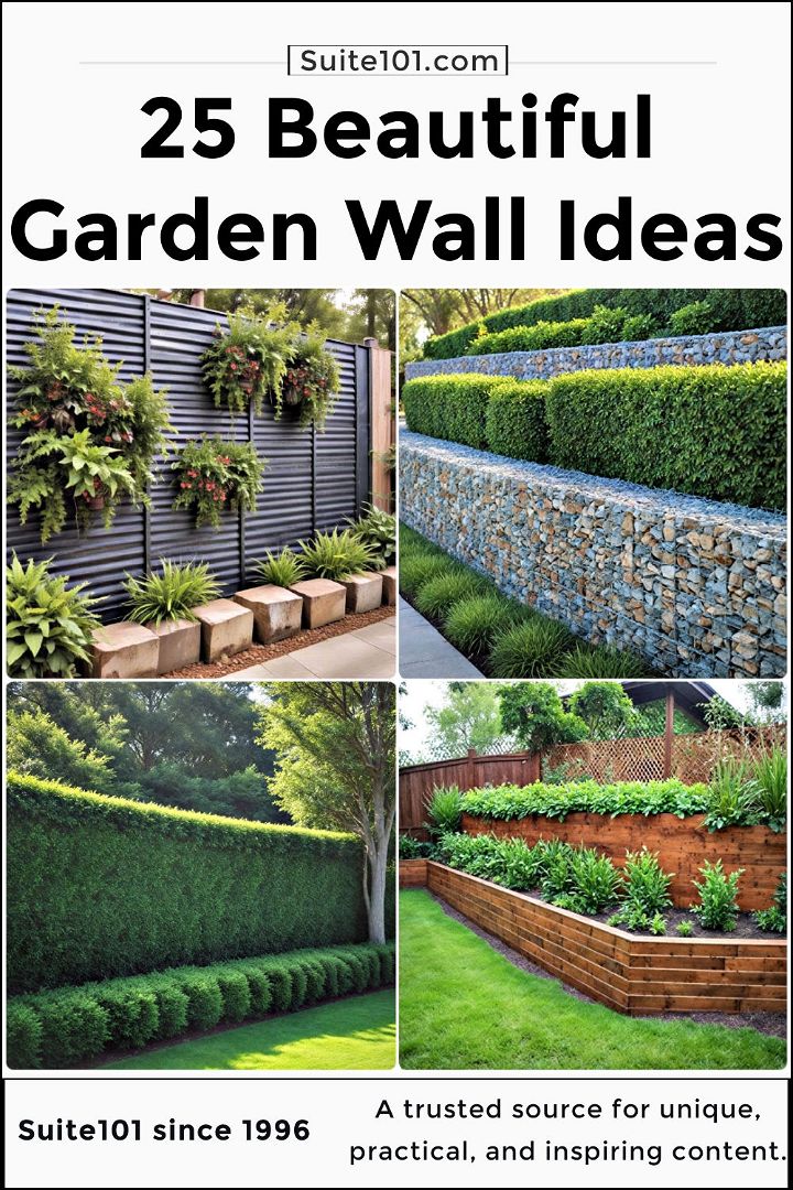 best garden wall ideas