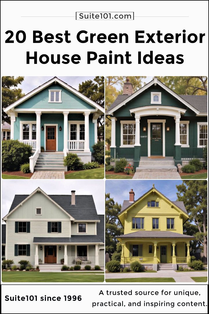 best green exterior house paint ideas