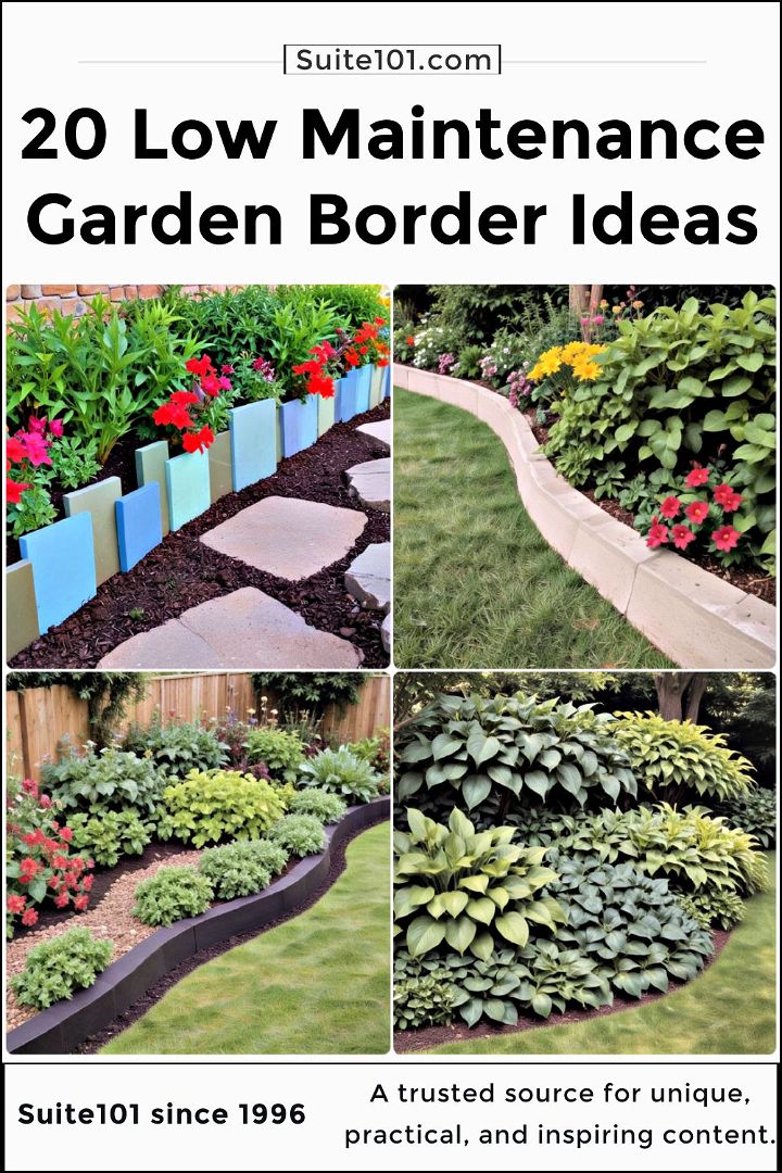 best low maintenance garden border ideas