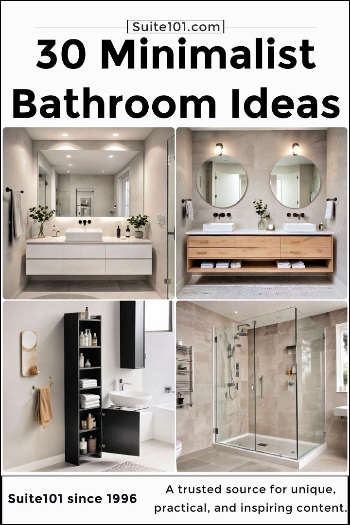 best minimalist bathroom ideas