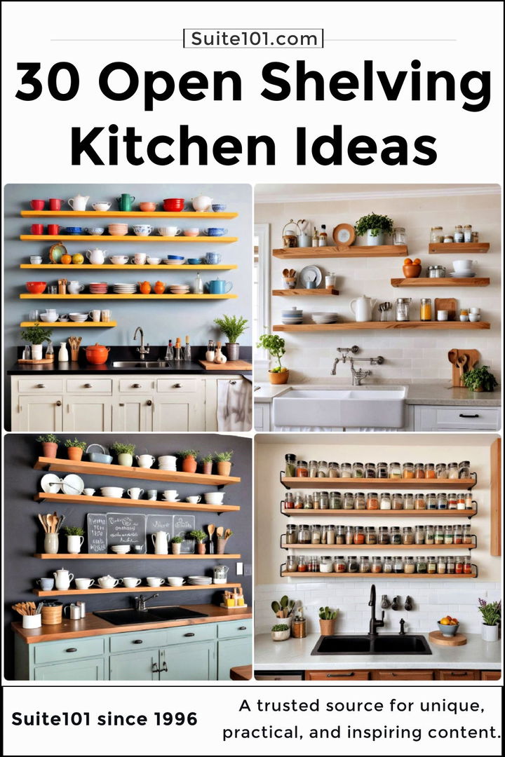 best open shelving kitchen ideas