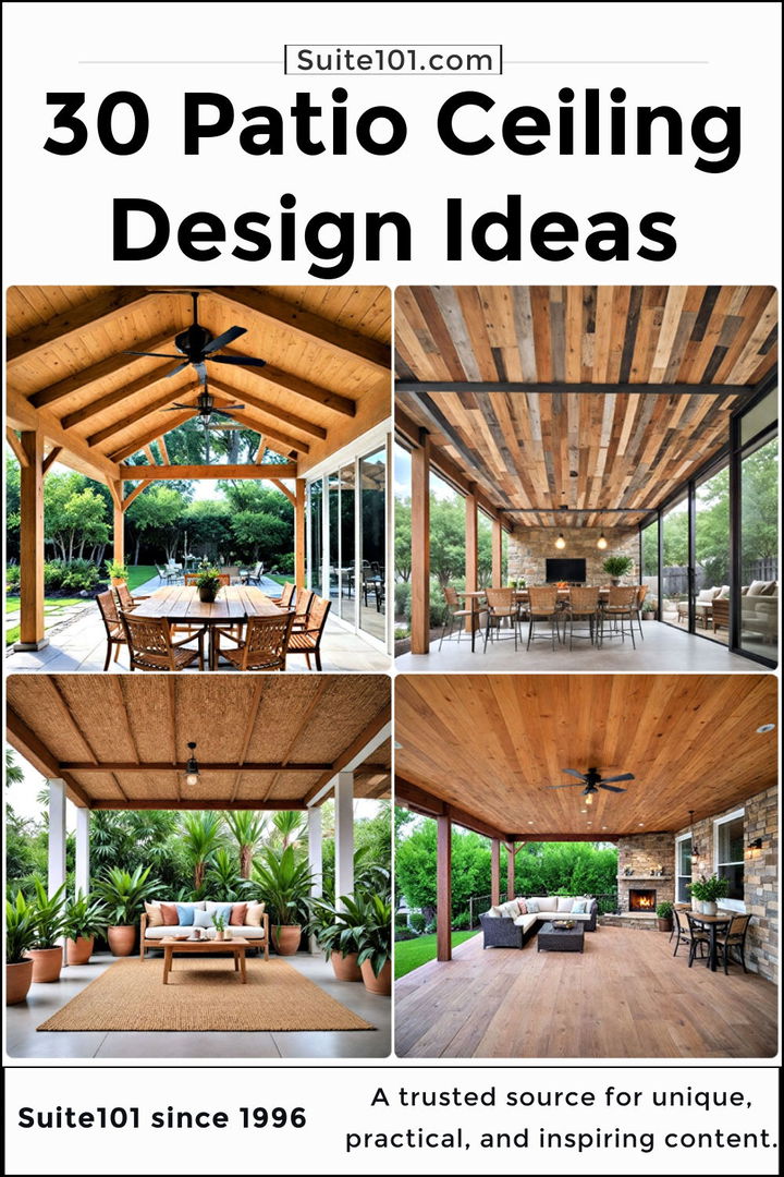 best patio ceiling ideas