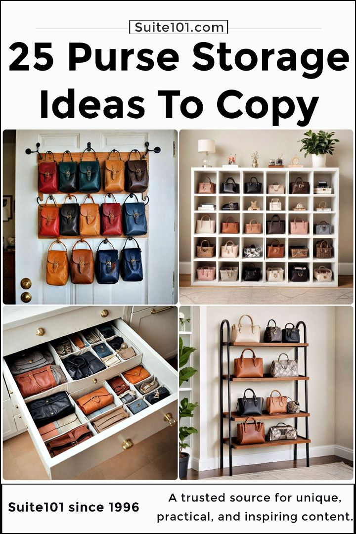 best purse storage ideas