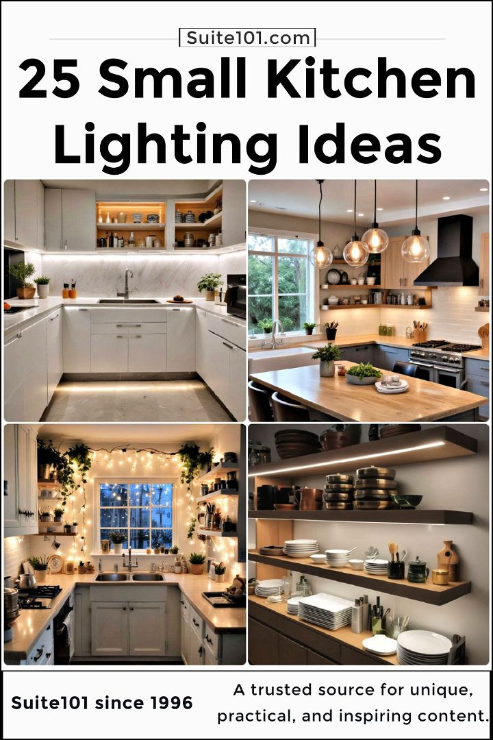 best small kitchen lighting ideas