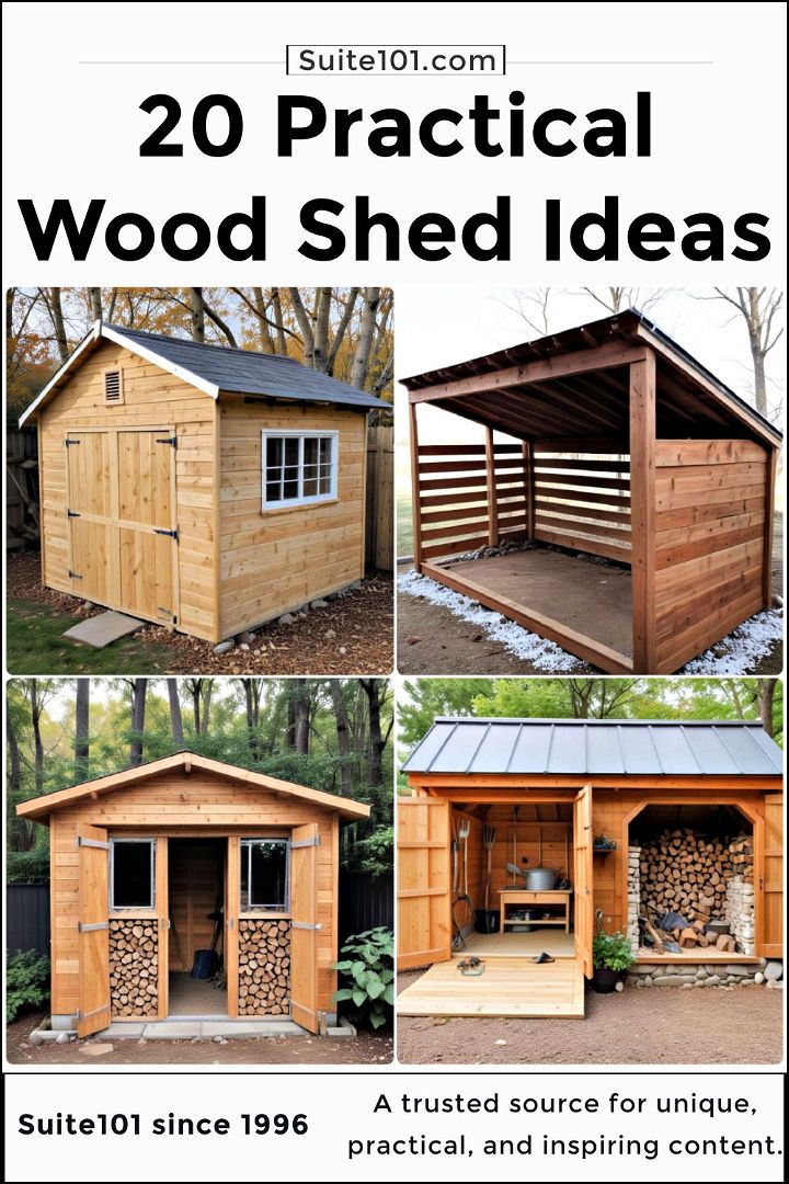 best wood shed ideas