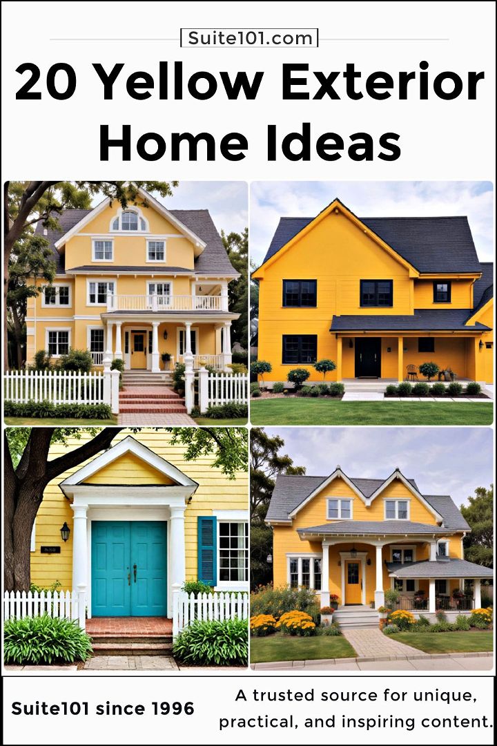 best yellow exterior home ideas