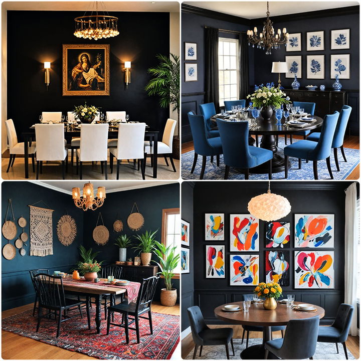 black dining room ideas