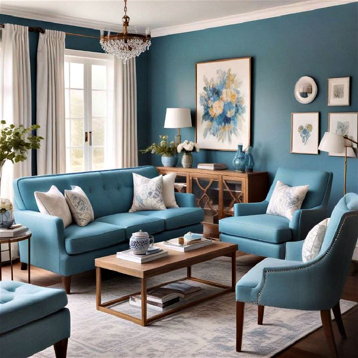 blue furniture design