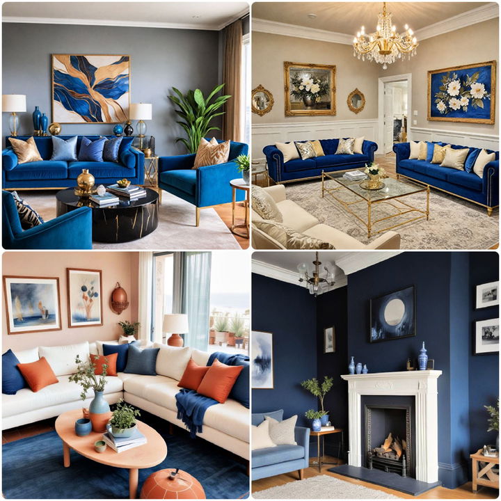 blue living room ideas