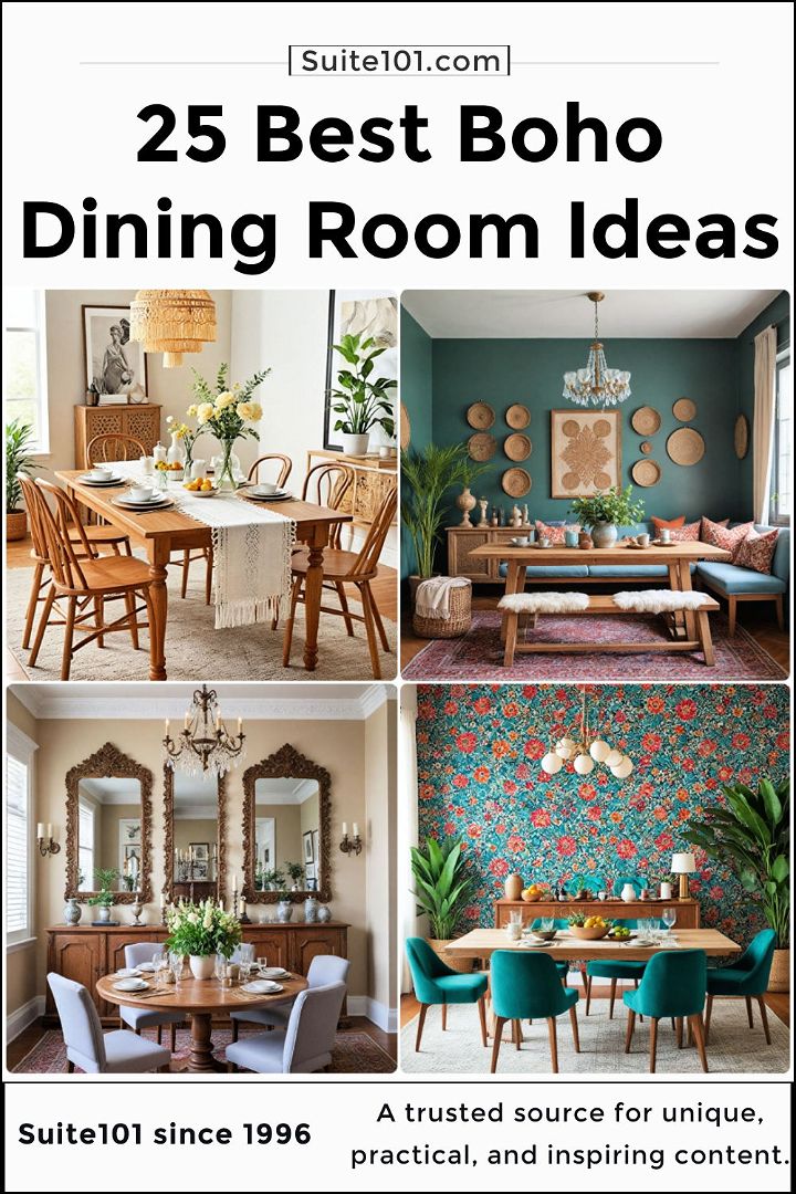 boho dining room ideas to copy