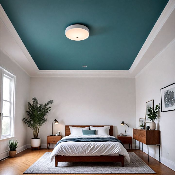 bold color ceiling paint