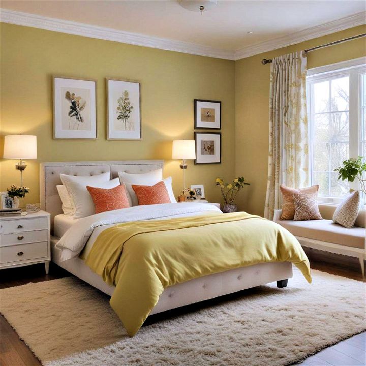 bright bedroom wall colors