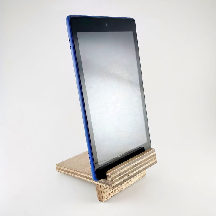 build a wooden tablet stand