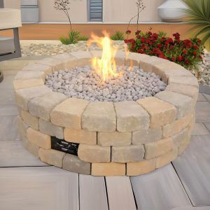 build your own gas fire pit