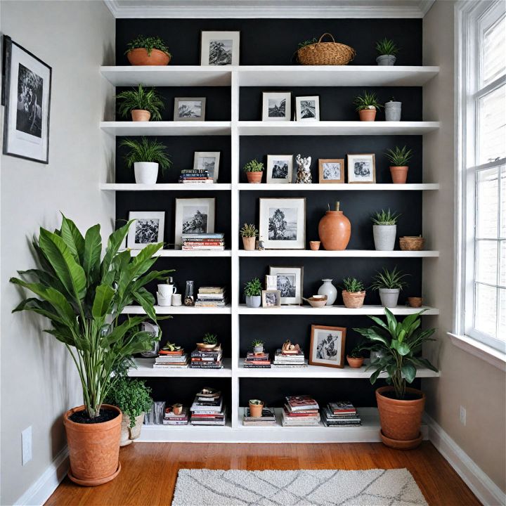 built in shelves storage solutions