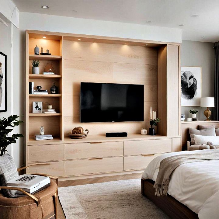 built in tv unit bedroom s design