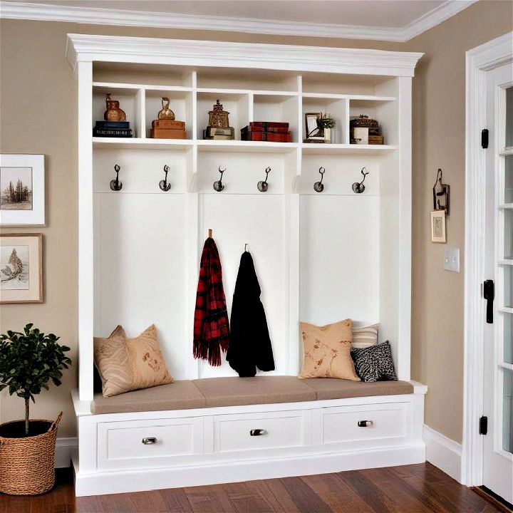 built ins offer tailored storage solutions