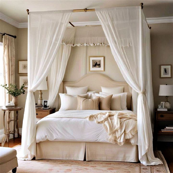 canopy bed for a cozy retreat