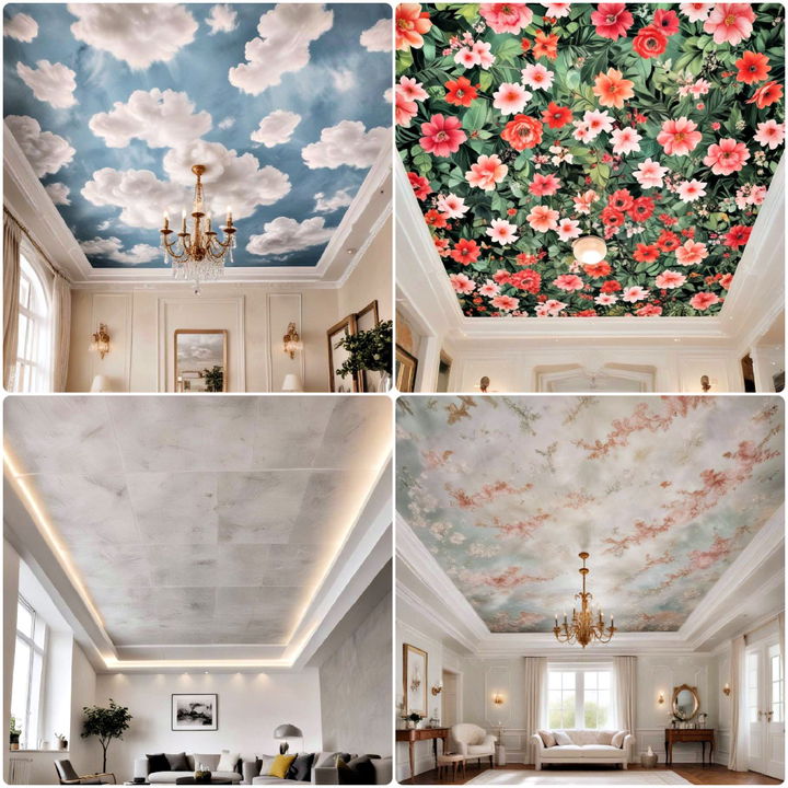 ceiling wallpaper ideas