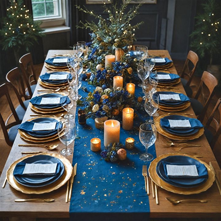 celestial nights tablescape