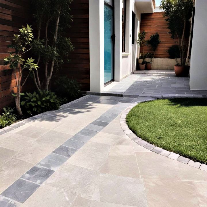 ceramic tiles walkway