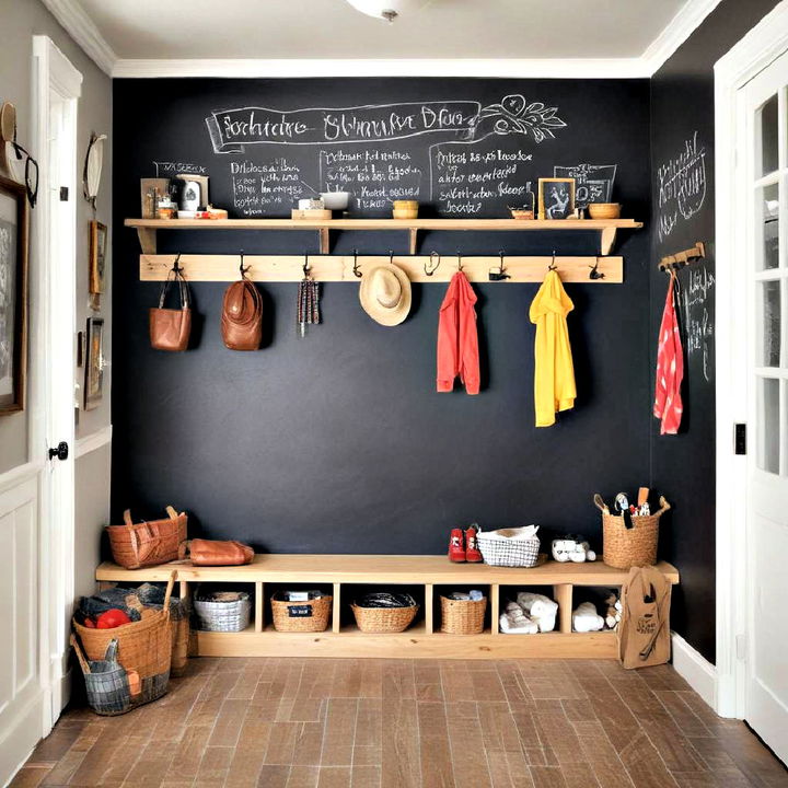 fun chalkboard wall