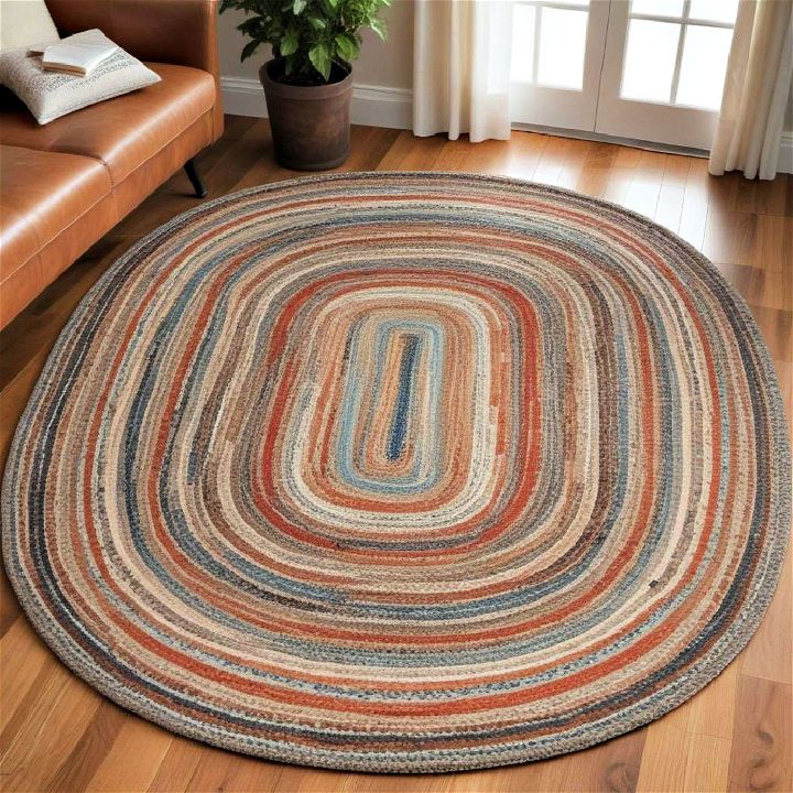 charming braided rug