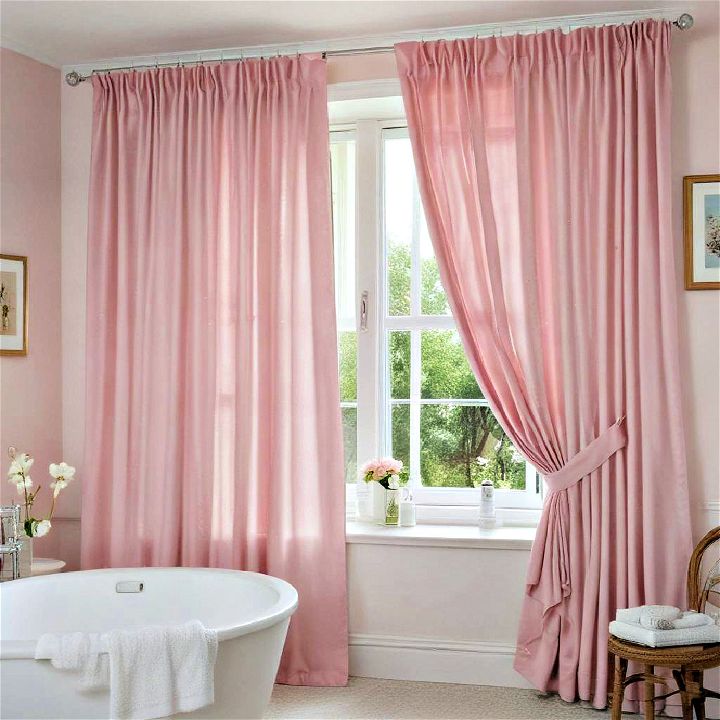 charming curtain for bathroom