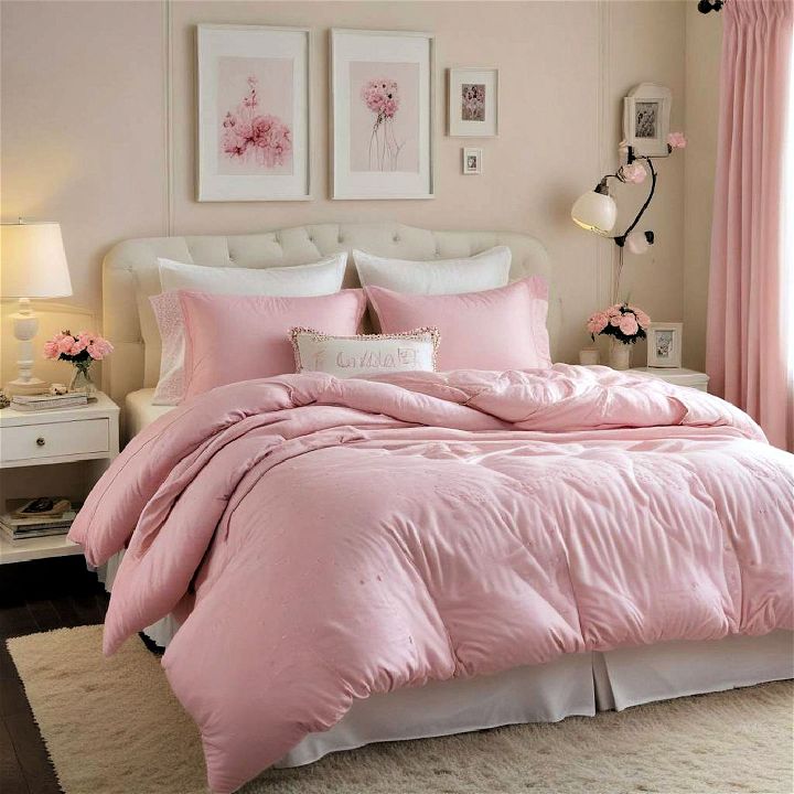 charming pink bedding