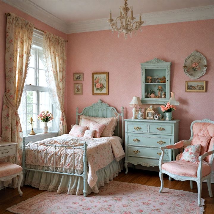 charming vintage dollhouse theme bedroom