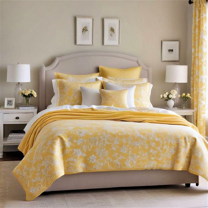 cheery bedspread for an uplifting effect