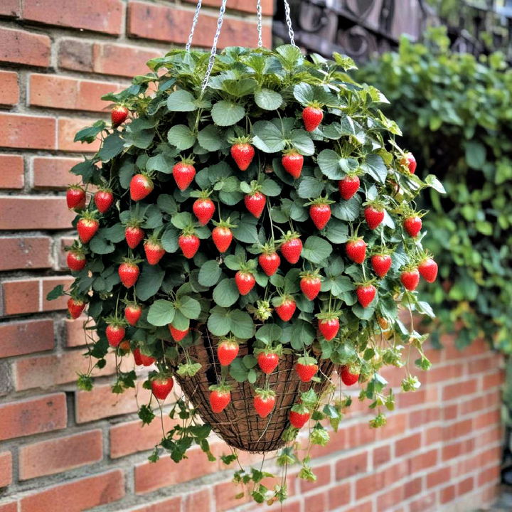 chic hanging basket planter