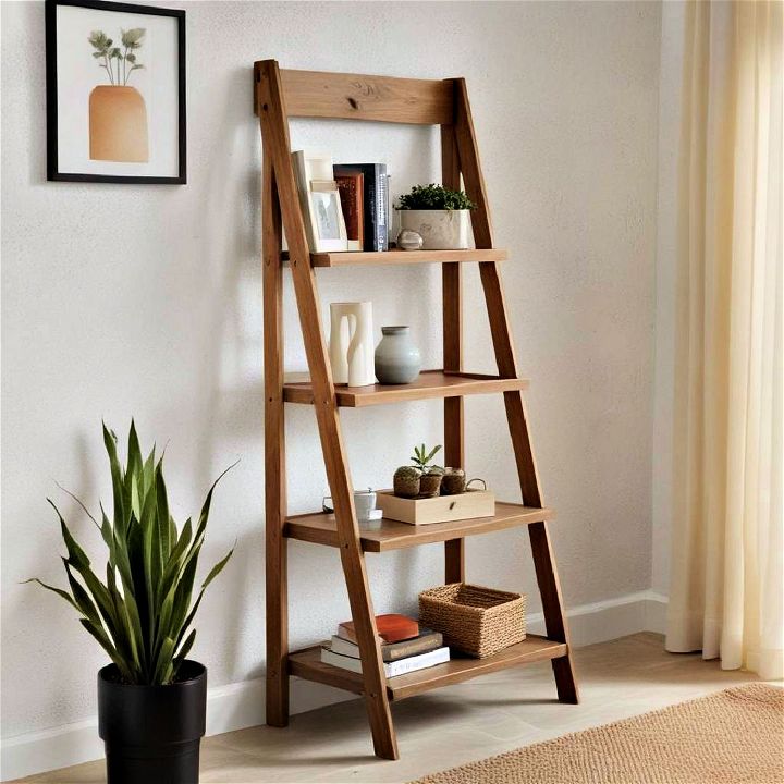 chic ladder shelves