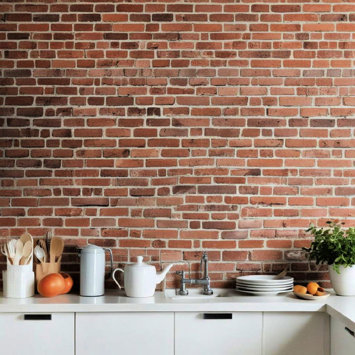 chic textured brick wallpaper