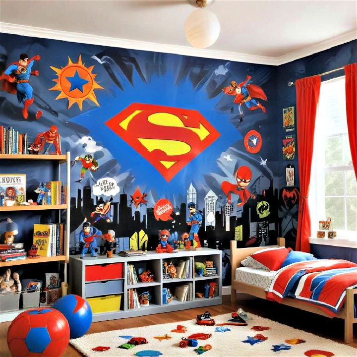 child’s room into a superhero headquarters