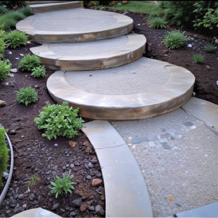circular steps walkway