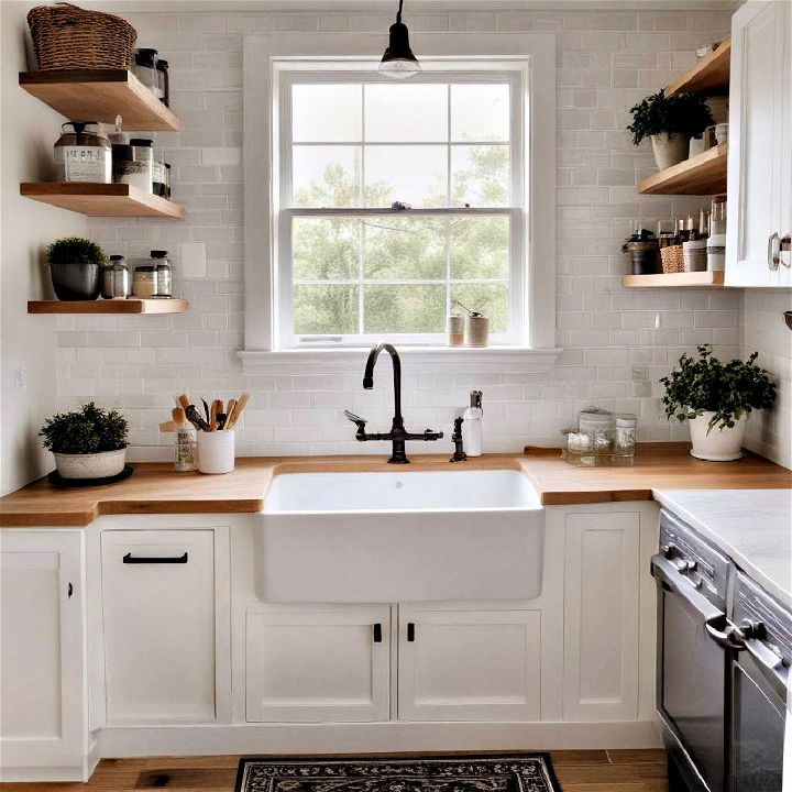 classic and charming farmhouse sink