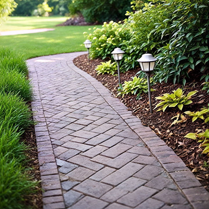 classic and timeless brick pathway