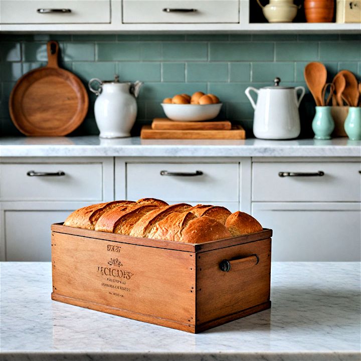 classic bread box kitchen island