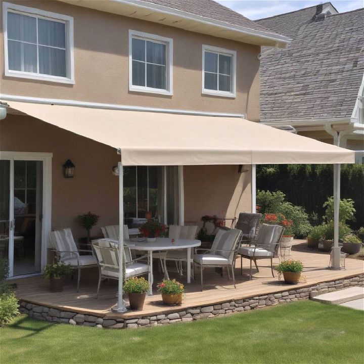 classic canvas awning