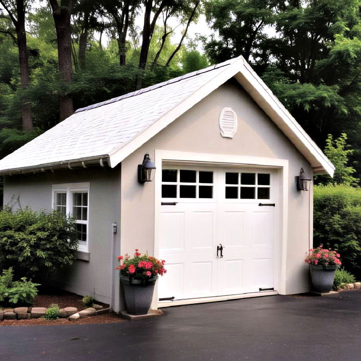 classic detached garage