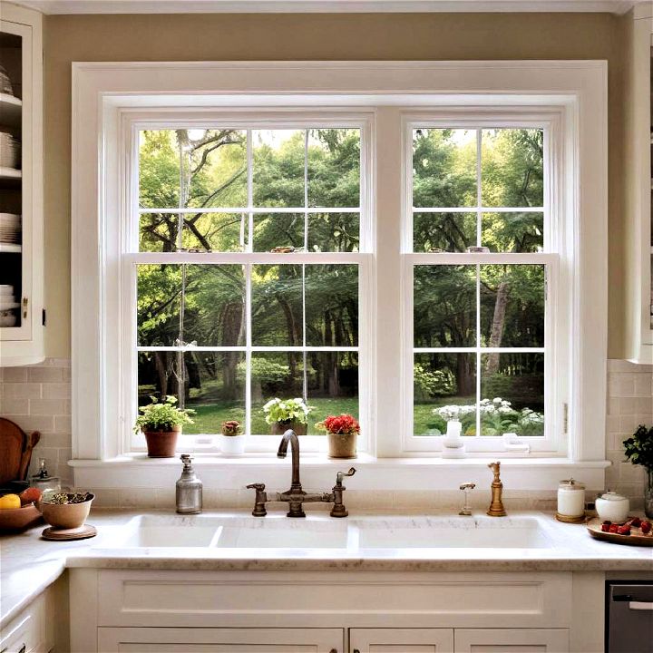 classic double hung windows for easy maintenance