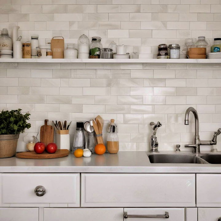 classic subway tiles for contemporary kitchen