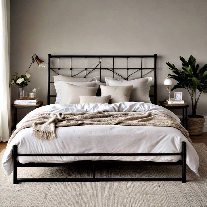 classic to modern metal bed frame