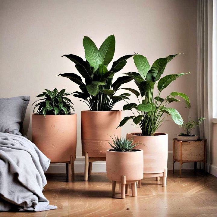 clay planters to beautify your room